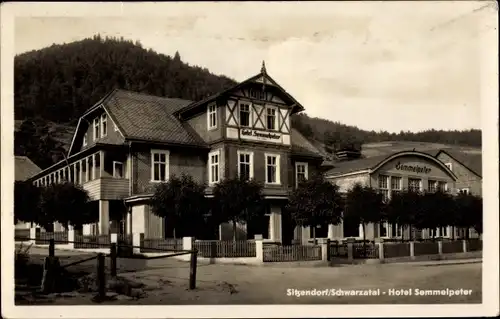 Ak Sitzendorf in Thüringen, Hotel Semmelpeter