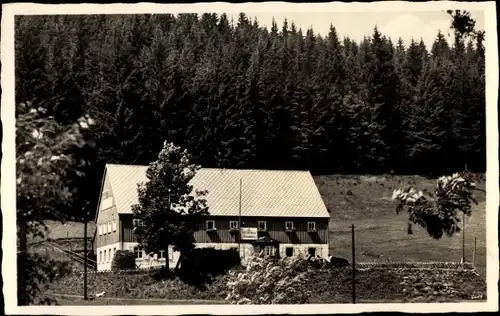 Ak Sayda im Erzgebirge, Jugendherberge Mortelgrund, Wald