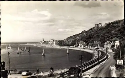 Ak Houlgate Calvados, Voiliers sur la Dives