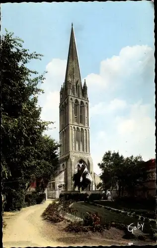 Ak Bernieres sur Mer Calvados, L'Eglise