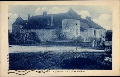 Ak Courgivaux Marne, Le Vieux Chateau