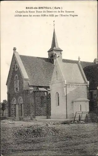 Ak Les Baux de Breteuil Eure, Chapelle de Notre Dame