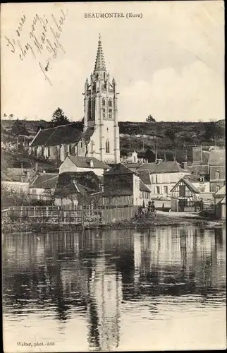 Ak Beaumontel Eure, L'Eglise