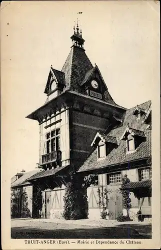 Ak Thuit Anger Eure, Mairie et Dependance du Chateau