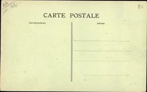 Ak Chemillé Maine et Loire, Vue generale