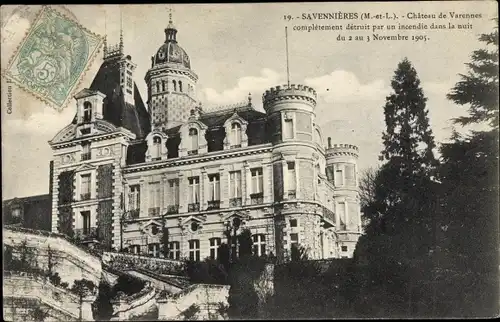 Ak Savennières Maine et Loire, Chateau de Varennes