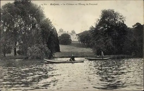 Ak Pouancé Maine et Loire, Le Chateau