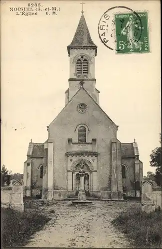 Ak Noisiel Seine-et-Marne, L'Eglise