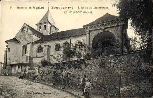 Ak Meulan en Yvelines, L'Eglise de l'Assomption