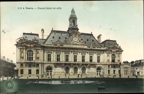 Ak Tours Indre-et-Loire, Nouvel Hôtel de Ville