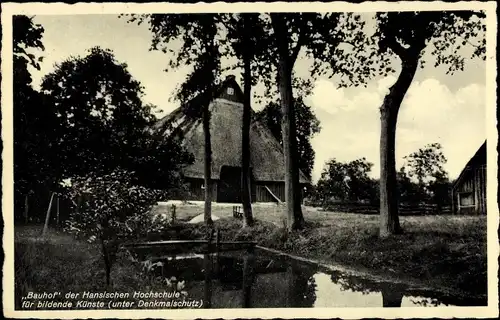 Ak Kollmar in Schleswig Holstein, Bauhof der Hansischen Hochschule für bildende Künste