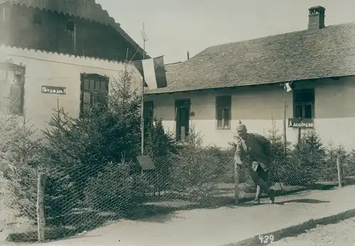 Foto Vereczke Ukraine, Deutscher Soldat, Kaiserreich, Garten, Potsdamer Platz, Aschinger, Gehöft