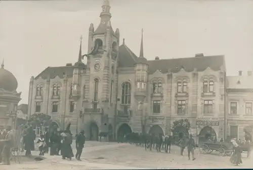 Foto Munkacsra Mukatschewo Ukraine, Rathaus, Vaskereskedese