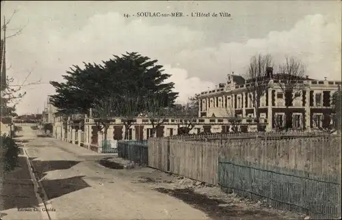 Ak Soulac sur Mer Gironde, L'Hôtel de Ville