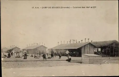 Ak Souge Gironde, Camp, Cuisines des 144. et 57.