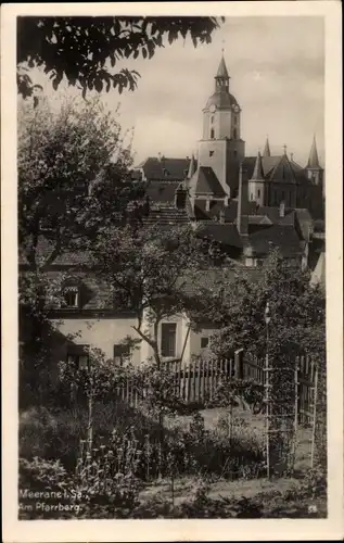 Ak Meerane in Sachsen, Am Pfarrberg, Kirche