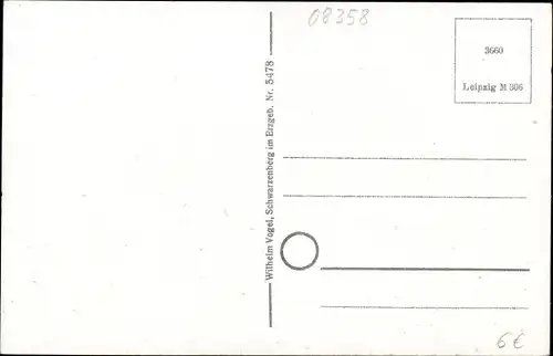 Ak Waschleithe Grünhain Beierfeld, Gaststätte Osterlamm