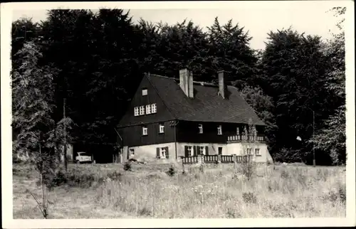 Ak Lauter Bernsbach im Erzgebirge Sachsen, Forstklubheim Coradswiese