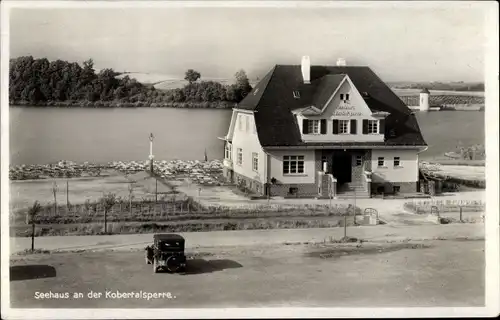 Ak Werdau an der Pleiße in Sachsen, Seehaus an der Kobertalsperre