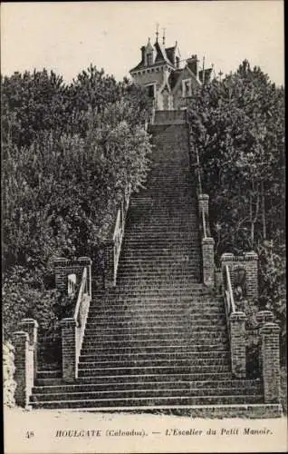 Ak Houlgate Calvados, L'Escalier du Petit Manoir