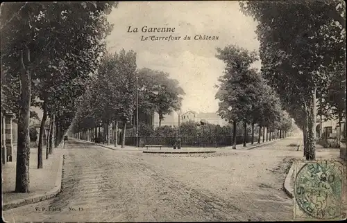 Ak Garenne Hauts de Seine, Le Carrefour du Chateau