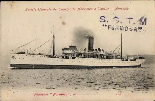 Ak Dampfschiff Formosa, SGTM