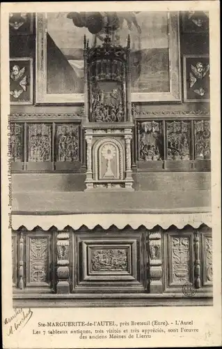 Ak Sainte Marguerite de l'Autel Eure, L'Autel
