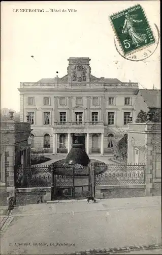 Ak Le Neubourg Eure, Hotel de Ville