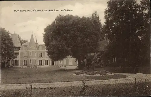 Ak Pontault Combault Seine et Marne, Le Chateau