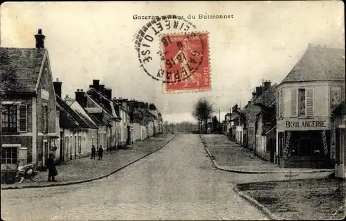 Ak Gazeran Yvelines, Rue du Buissonnet