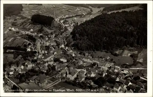 Ak Kleinschmalkalden Floh Seligenthal Thüringen, Fliegeraufnahme