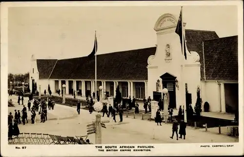 Ak London City, British Empire Exhibition, South African Pavilion