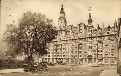 Ak London City, Imperial Hotel, Russell Square