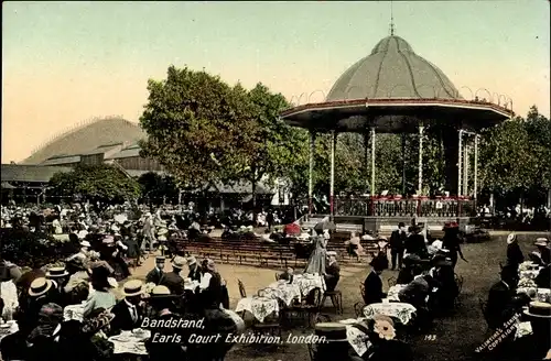 Ak London City, Bandstand, Earls Court Exhibition