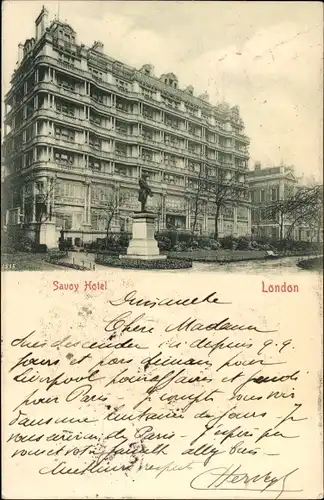 Ak London City, Savoy Hotel