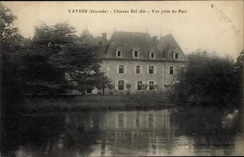 Ak Vayres Gironde, Château Bel Air