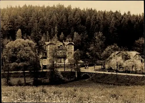 Ak Schwarzenberg im Erzgebirge Sachsen, HO Gaststätte St. Katharina