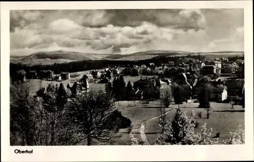 Ak Oberhof im Thüringer Wald, Teilansicht