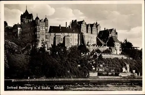 Ak Bernburg an der Saale, Schloss