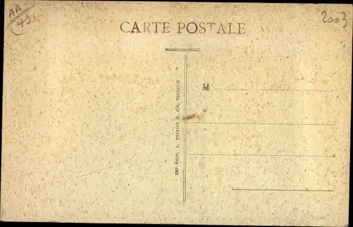 Ak Cheffes sur Sarthe Maine et Loire, Le Pont de la Vidange