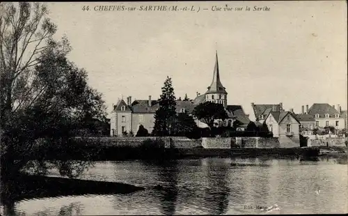 Ak Cheffes sur Sarthe Maine et Loire, Panorama