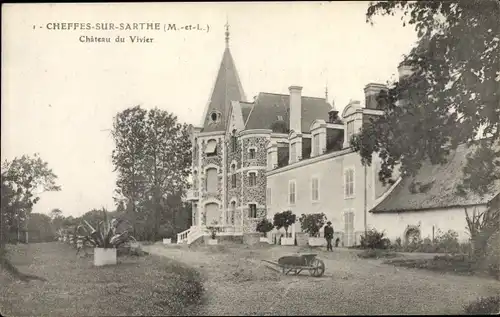 Ak Cheffes sur Sarthe Maine et Loire, Le Chateau du Vivier