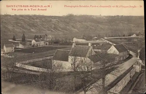 Ak Saint Cyr sur Morin Seine et Marne, Vue prise de la Tour Armand