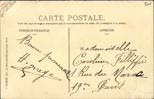 Ak Sèvres Hauts de Seine, Rue des Fontaines