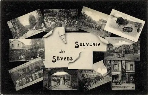 Ak Sèvres Hauts de Seine, Souvenir