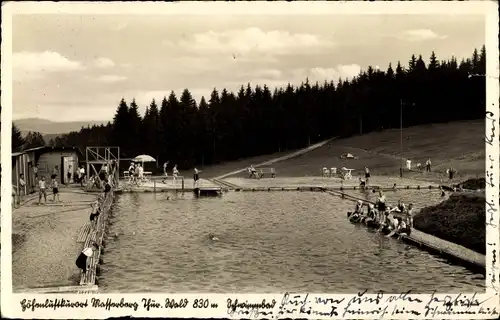 Ak Masserberg in Thüringen, Schwimmbad