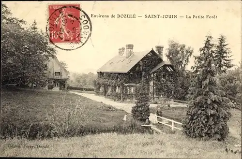 Ak Saint Jouin Calvados, La Petite Foret