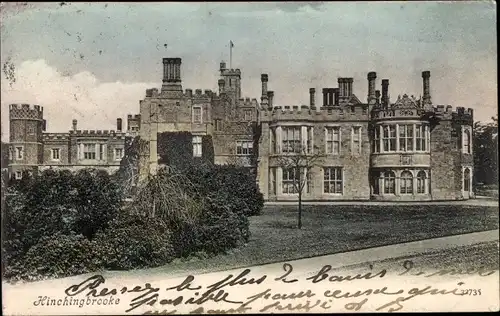 Ak Huntingdon East England, Hinchingbrooke House