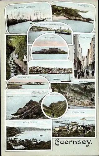 Ak Kanalinsel Guernsey, St. Sampson's Harbour, Bordeaux Bay