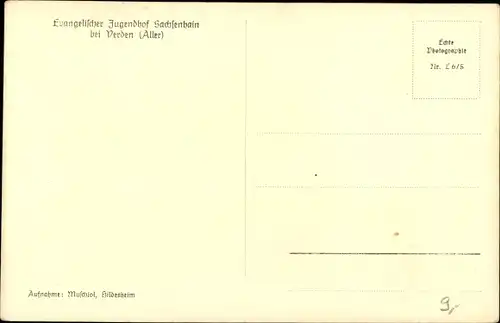 Ak Verden an der Aller, Evangelischer Jugendhof Sachsenhain